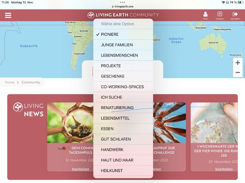 ERLEBNISABENDE - ENTDECKE DIE LIVING EARTH