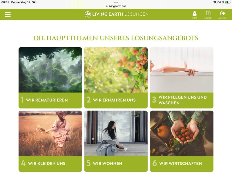 ERLEBNISABENDE - ENTDECKE DIE LIVING EARTH