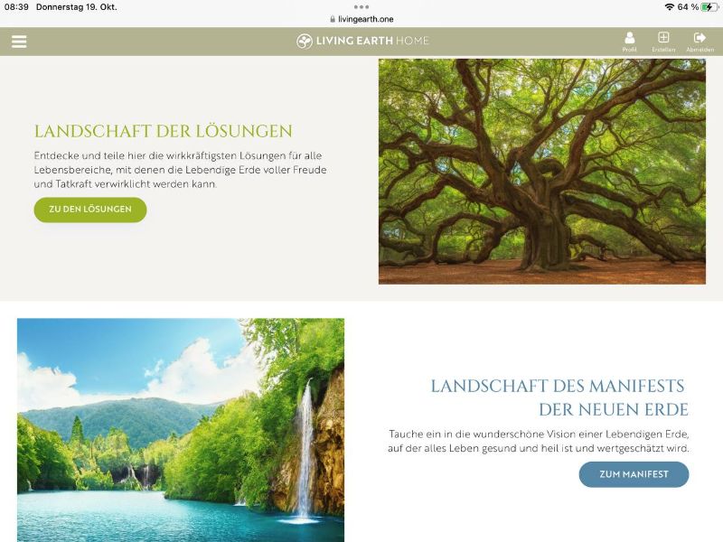 ERLEBNISABENDE - ENTDECKE DIE LIVING EARTH