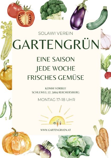 Gemüsekiste ein Erntejahr lang, **Generalversammlung** Verein Gartengrün 10.01.2024. Selbstversorger.