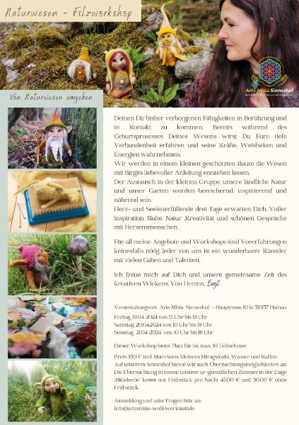 Naturwesen – Filzworkshop