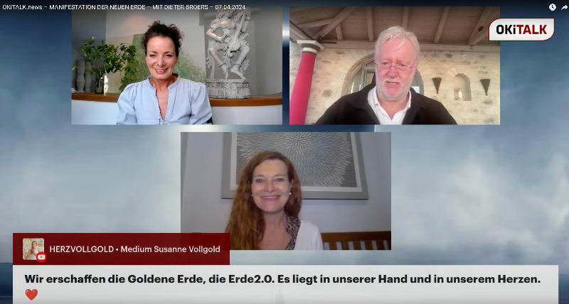 MANIFESTATION DER NEUEN ERDE - mit DIETER BROERS