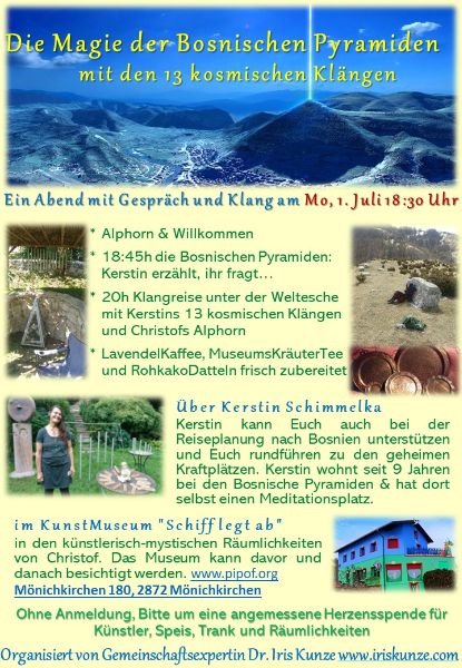 Die Magie der Bosnischen Pyramiden mit den 13 kosmischen Klängen