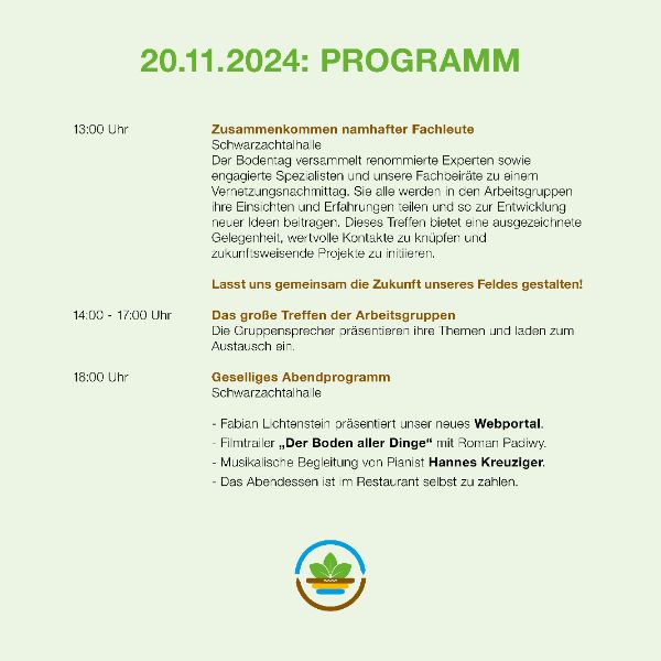 Bodentag der Interessengemeinschaft gesunder Boden 2024