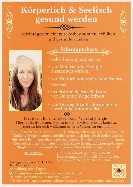 Körperlich & Seelisch gesund werden