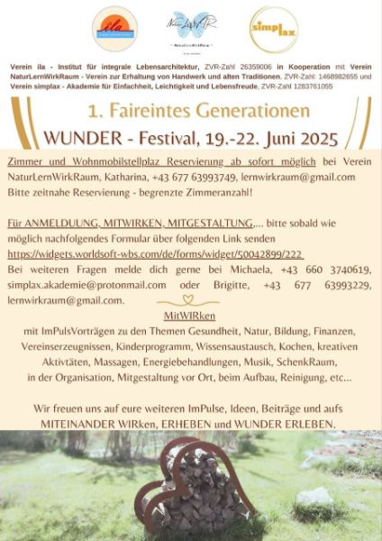 1. faireintes Generationen WUNDER-Festival