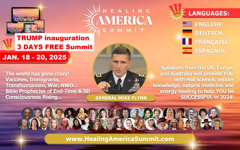 Trump 2025 - HealingAmericaSummit 3 DAYS for FREE, Sa. 18 - Mo. 20 Jan.!
