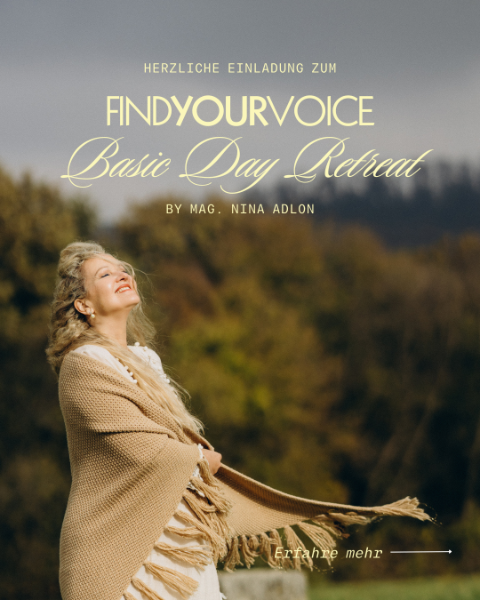 FIND YOUR VOICE - WOCHENEND BASIS SEMINARE