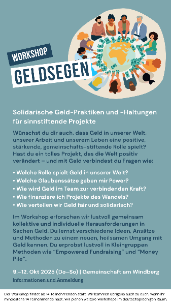 Geldsegen Workshop