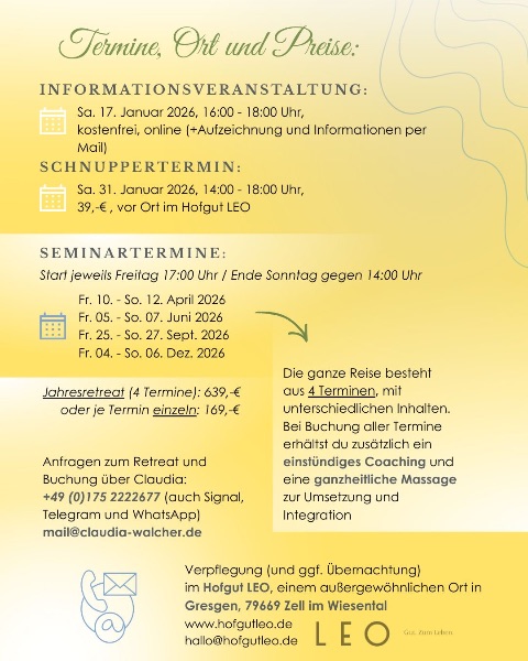Die Reise zu dir selbst
